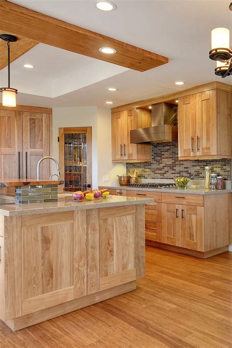 light wood cabinets stainless steel kitchen countertops|light wood cabinets for kitchen.